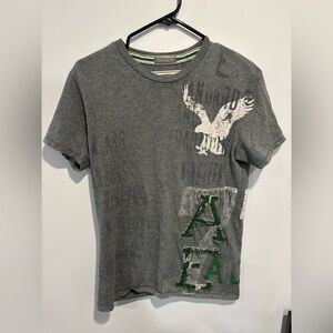American eagle patch shirt
